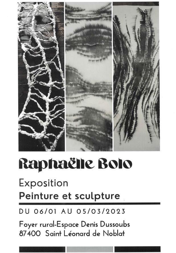 Expo Raphaëlle Bolo